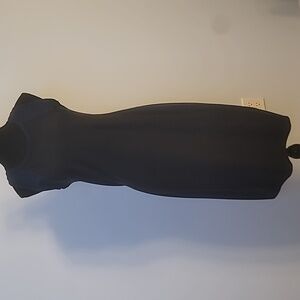 Athleta Stellar En Route Sleeveless Dress in Blue and Black Size Medium